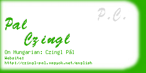 pal czingl business card